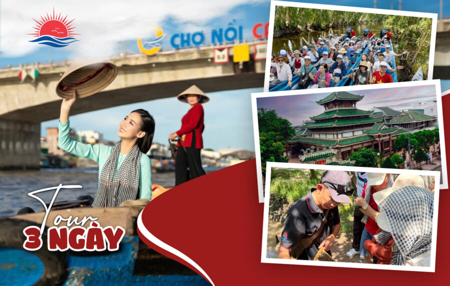 TOUR VIP MIỀN TÂY 14: SGN - MỸ THO - BẾN TRE - CẦN THƠ - VƯỜN TRÁI CÂY - CĂN NHÀ MÀU TÍM - CHÂU ĐỐC - MIẾU BÀ – RỪNG TRÀM TRÀ SƯ 3 NGÀY 2 ĐÊM. KS 3 SAO