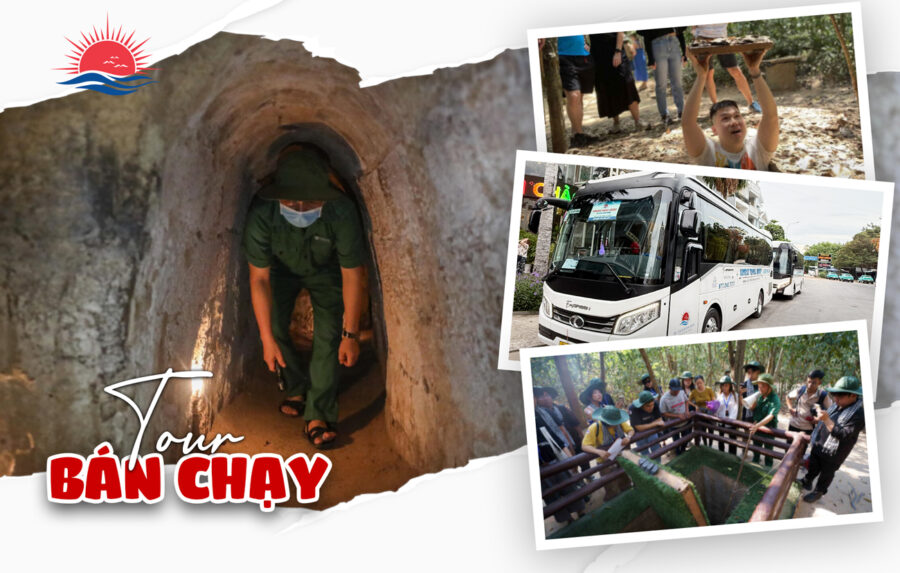 THAM QUAN ĐỊA ĐẠO CỦ CHI 1/2 NGÀY - SỐNG LẠI KÝ ỨC HÀO HÙNG