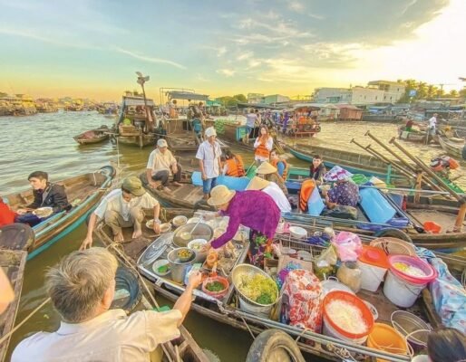 5 trải nghiệm độc đáo nhất định phải thử khi đi chợ nổi Cái Răng vào sáng sớm