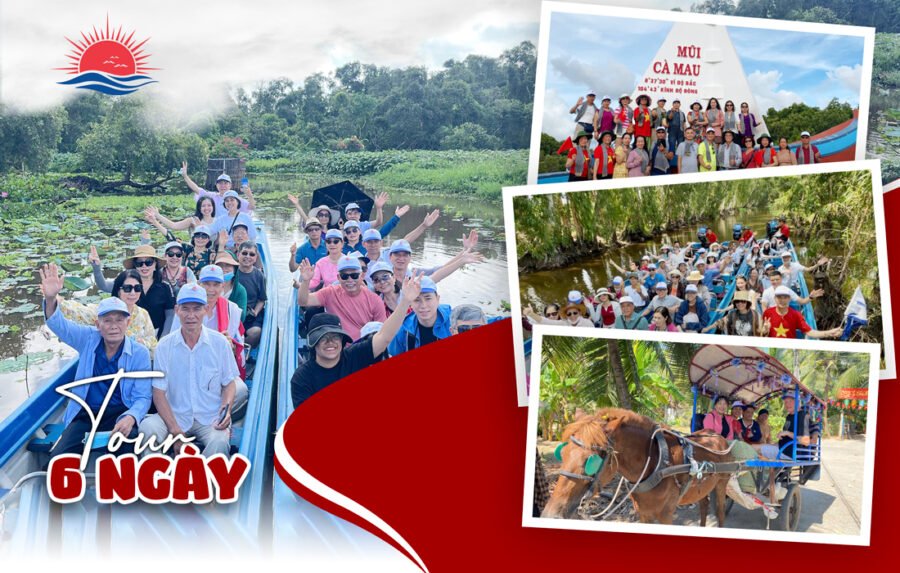 TOUR CÀ MAU 11:SGN - TIỀN GIANG - ĐỒNG THÁP - CHÂU ĐỐC - HÀ TIÊN -CÀ MAU - BẠC LIÊU - SÓC TRĂNG - CẦN THƠ 6 NGÀY 5 ĐÊM.