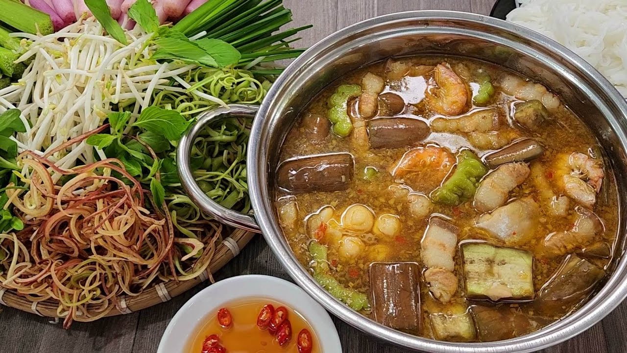 cách làm lẩu mắm miền Tây