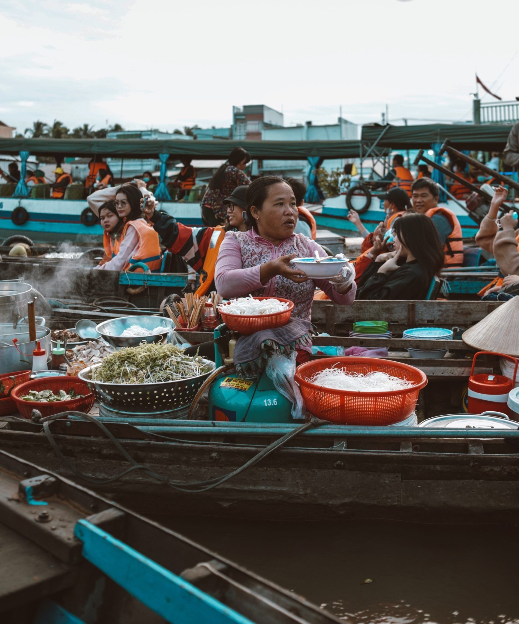 văn hóa ẩm thực chợ nổi