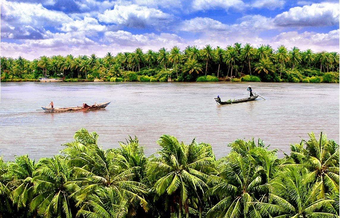 vùng quê sông nước miền Tây