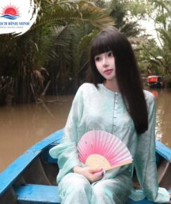 Check in rạch dừa nước cù lao Thới Sơn tour Miền Tây 5 ngày 4 đêm