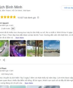 Đánh giá Google Maps của Du Lịch Bình Minh