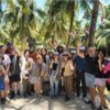 Đoàn khách tour Miền Tây 5 ngày 4 đêm tại cù lao Thới Sơn Mỹ Tho